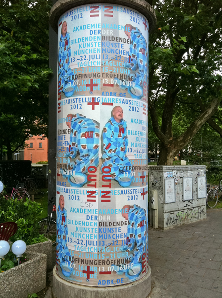 2012 Jahresausstellungsplakat Litfass