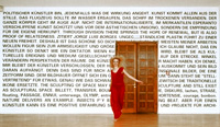 Michael Hofstetter, "Die Schwelle", 1997, Intervention im Lenbachhaus, München