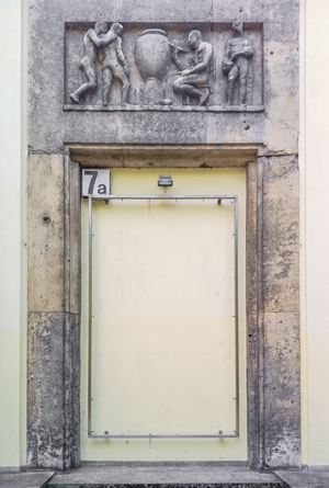 Josef Wackerle, allegory of painting, north door, Kunstpavillon Munich